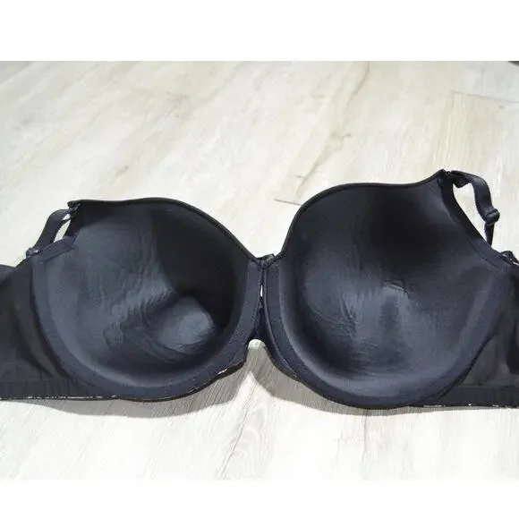 Torrid Skull Floral Lightly Lined T-Shirt Bra 42DDD - Picture 7 of 8